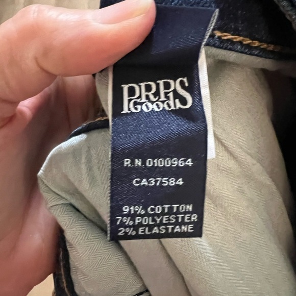 PRPS Le Sabre Distressed Slim Tapered Fit Jeans Mens Size 44 NWT $198 - Picture 13 of 16